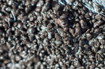 Adsorbent for water purification from organic pollution in the form of activated carbon