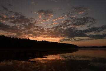 Kurz vor Sonnenaufgang