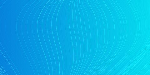 abstract white wave lines on blue background 