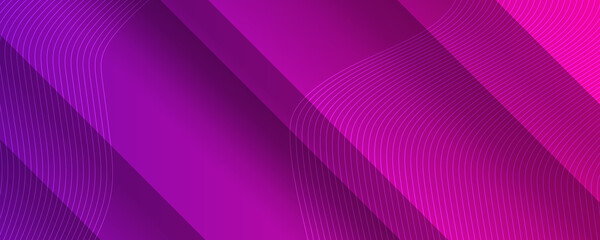 Shades of purple abstract polygonal geometric background. 3d business background concept