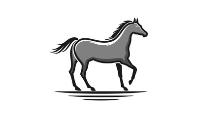Horse animal illustration vector design