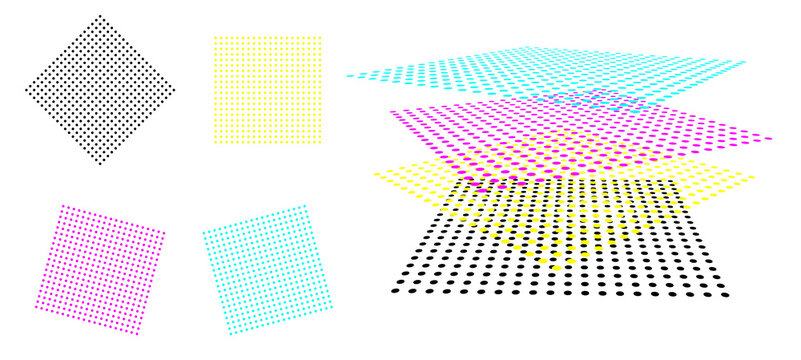 CMYK Color Model, Press, Halftone