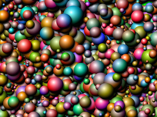 Fototapeta na wymiar Color Ball Texture