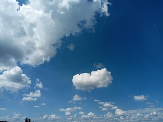 blue sky with clouds