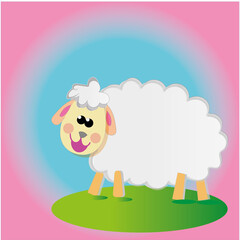 sheep and lamb. Easter lamb.