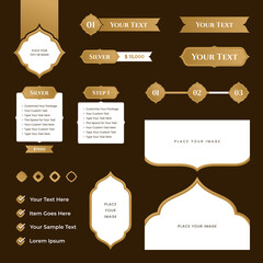 islamic muslim graphic element
