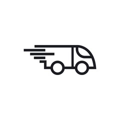 delivery truck icon  vector illustration design