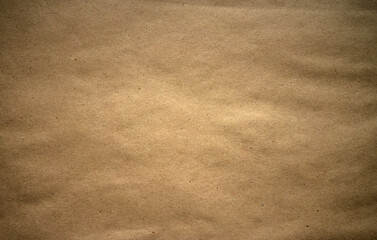 Texture of brown craft paper for packaging, background for lettering