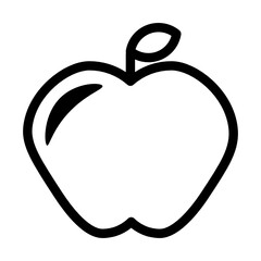 fruit and vegetables outline icon