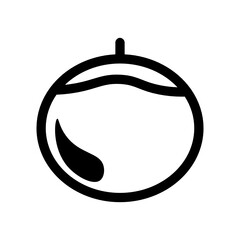fruit and vegetables outline icon