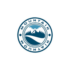 mountain design logo template