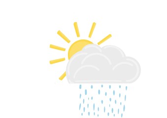 sun cloud rain