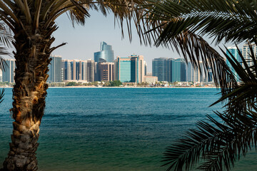 Skyline in Abu Dhabi
