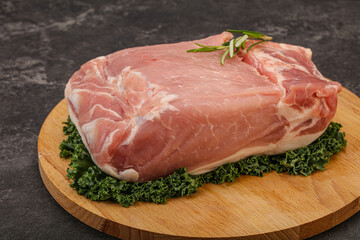 Pork meat piece for cooking