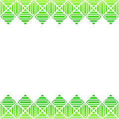 Abstract seamless pattern made with lines and shapes, copy space, green background, perfect for card, banners, empty space for text