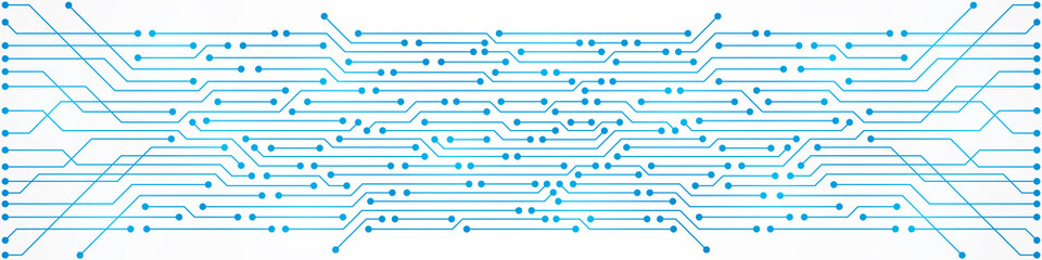 Abstract Technology Background, blue circuit board pattern, microchip, power line