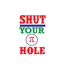 Pi day t -shirt design.