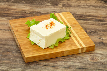 Greek traditional soft feta cheese