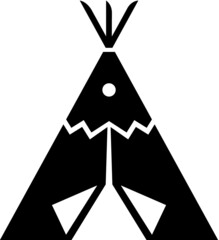 Vector illustration of the teepee tent © Stefan