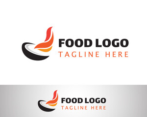 food logo creative food logo restaurant logo hot food logo