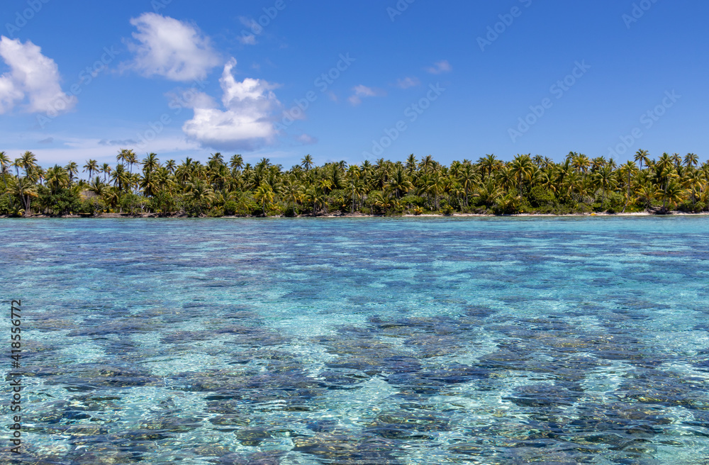 Poster Lagon paradisiaque à Taha'a, Polynésie française