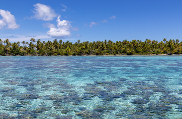 Lagon paradisiaque à Taha'a, Polynésie française