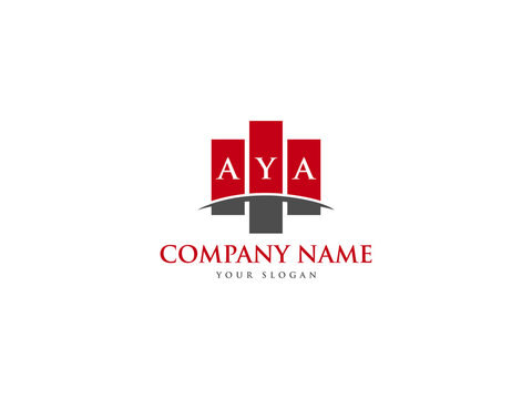 AYA Logo Letter Design For Business