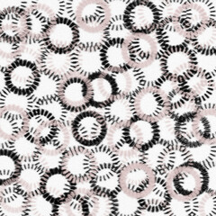 Trendy pattern for home decor ideas, for printing on fabric, rugs, wallpaper. Background with circles. 