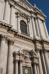 Brescia, Italy - August 22, 2020 : View of Duomo Nuovo