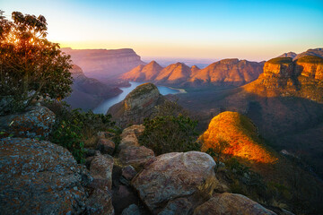 three rondavels and blyde river canyon at sunset, south africa 60