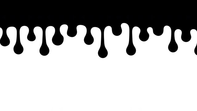 Ink dripping transition vertical