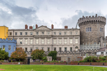 Fototapeta na wymiar Dublin castle, Ireland