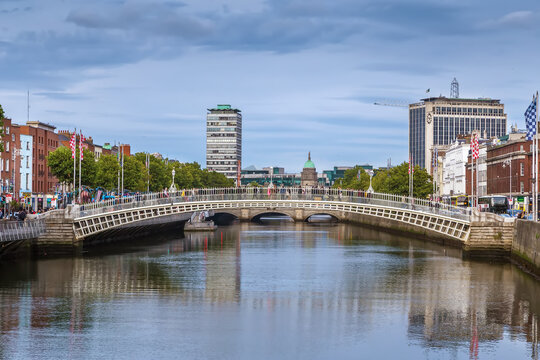 Liffey river, Dublin, Ireland