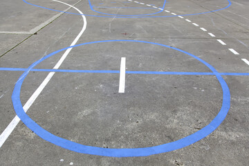 Basketball track symbol