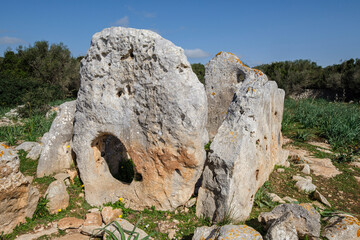 Ses Roques Llises Dolmen, Alaior, Menorca, Balearic Islands, Spain