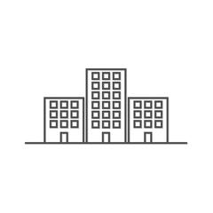 City icon.Buildings icons. Vector Illustration