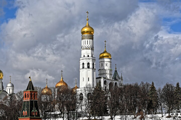 The Moscow Kremlin.