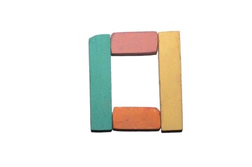 Crayon alphabet Lettrs O