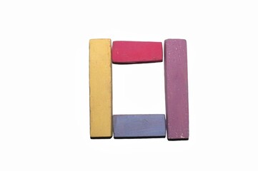 Crayon alphabet Lettrs O