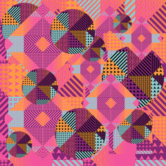Naklejka premium Abstract background. Vector illustration. Graphic ornament. 