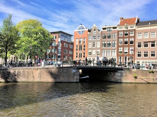 A view of a Canal in Amsterdam
