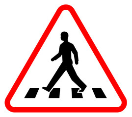  Pedestrian Crossing Sign