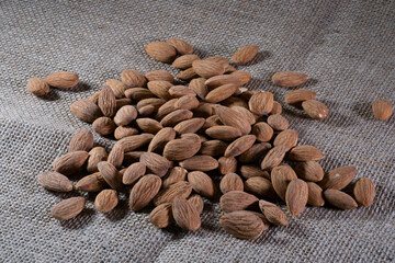 almond on the beautiful background