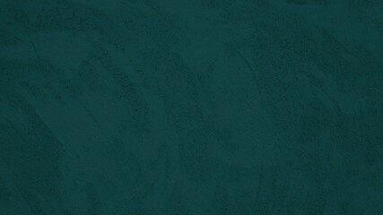 Abstract dark green turquoise damaged grunge stone concrete plaster facade wall texture background