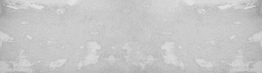 Bright light white gray grey grunge stone concrete plaster facade wall texture background panorama banner long