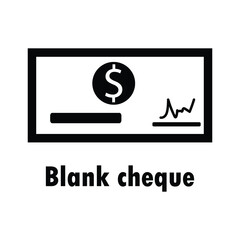 bank check icon design vector