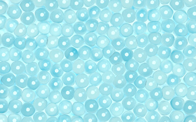 Large numbers of cells gather together, 3d rendering.