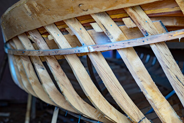 Wooden boat skeletons in the Western Black Sea. bartın province kurucaşile district © satiozdemir