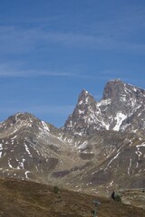 Fototapeta premium Views of the Midi peak from Huesca, Spain