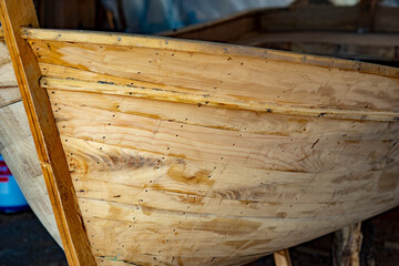 Wooden boat skeletons in the Western Black Sea. bartın province kurucaşile district © satiozdemir